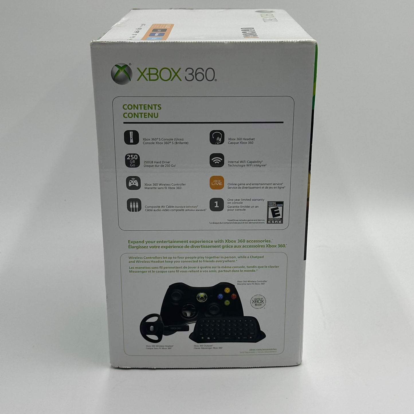 Microsoft Xbox 360s 256GB Console Gaming System Black